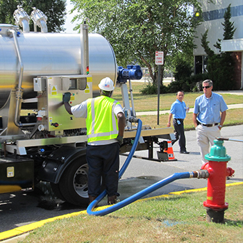 Ice pigging for Potable Water